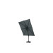  4 Seasons Outdoor | Zweefparasol Siesta 300 x 300 cm | Antraciet-Charcoal 750249-01